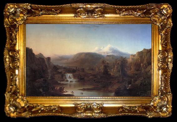 framed  Robert S.Duncanson The Land of the Lotus Eaters, ta009-2